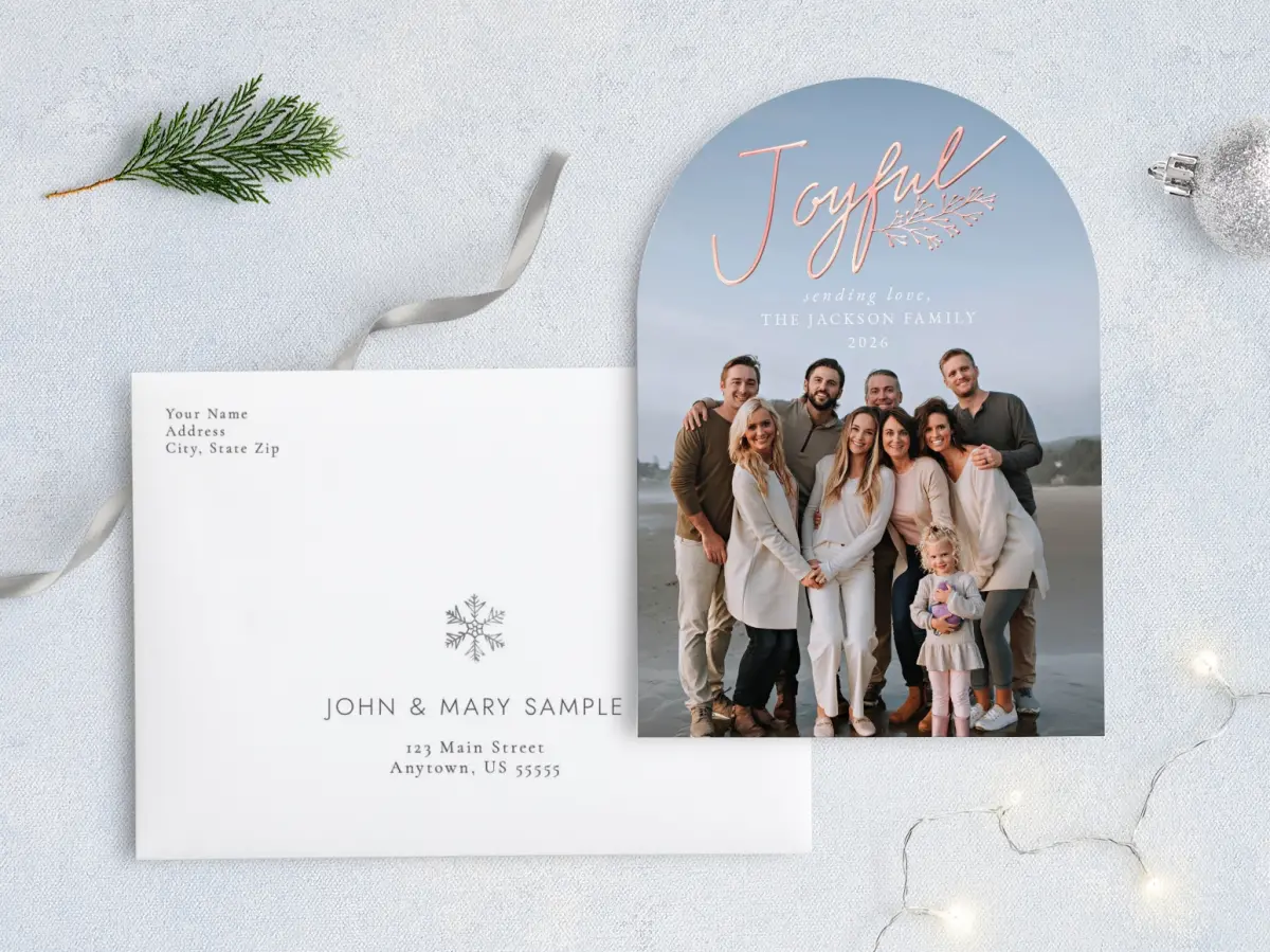 Front with Envelope Design
