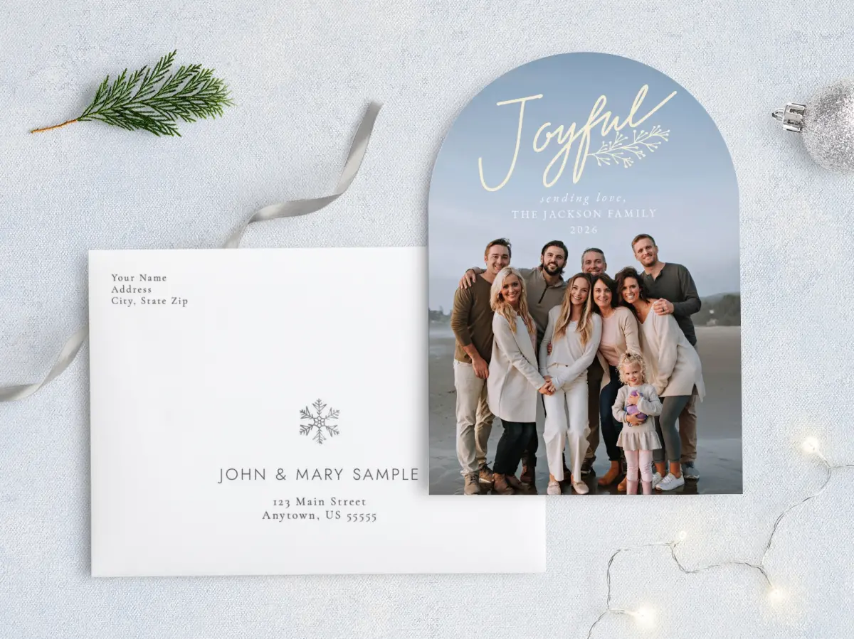Front with Envelope Design