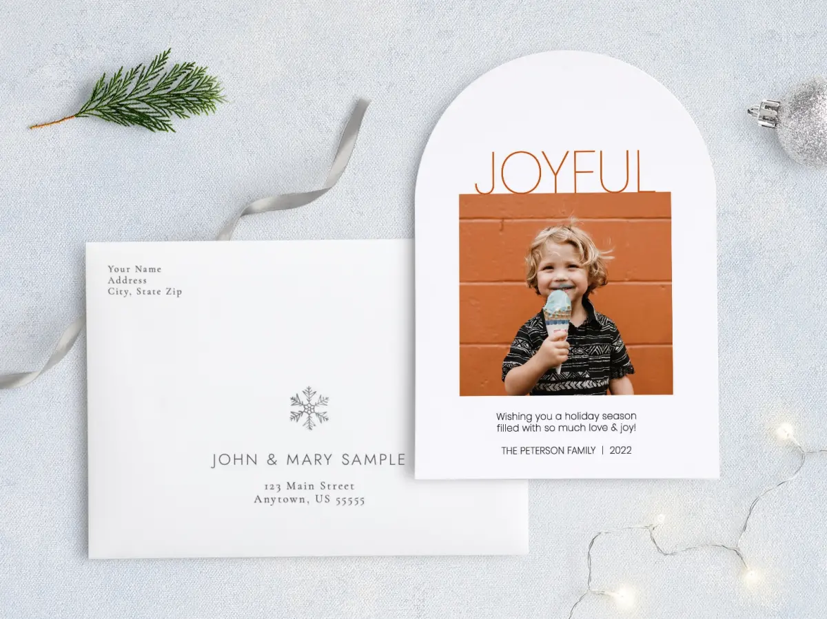 Front with Envelope Design