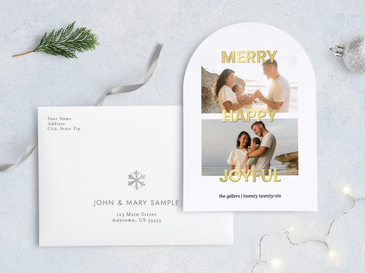 Front with Envelope Design