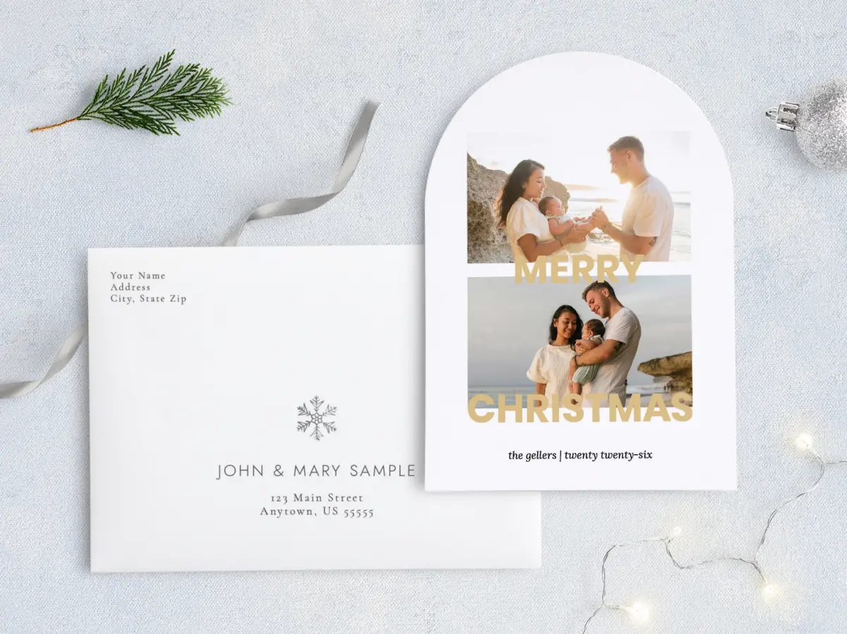 Front with Envelope Design