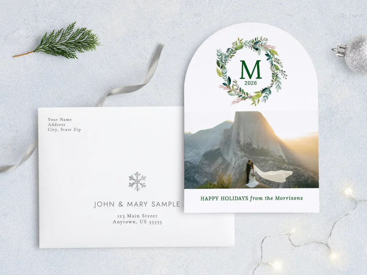 Front with Envelope Design
