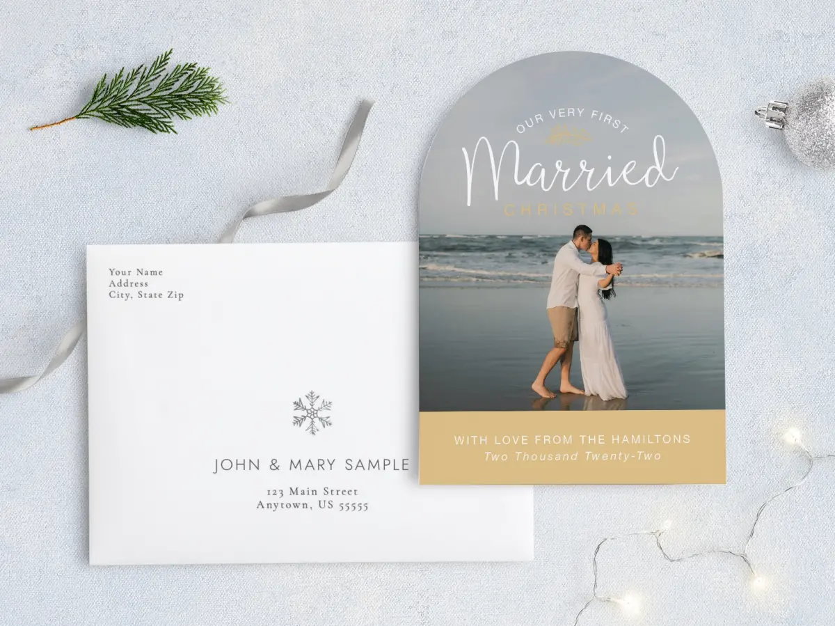 Front with Envelope Design