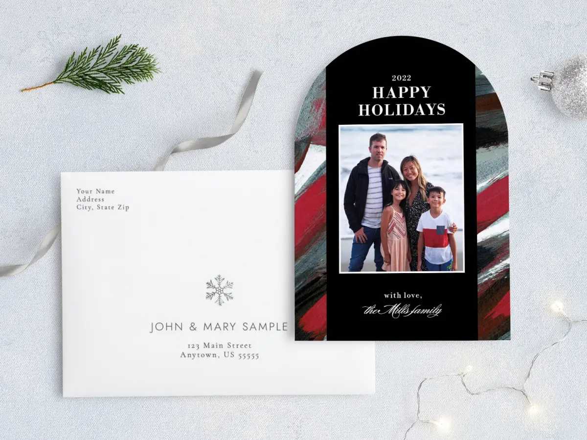Front with Envelope Design