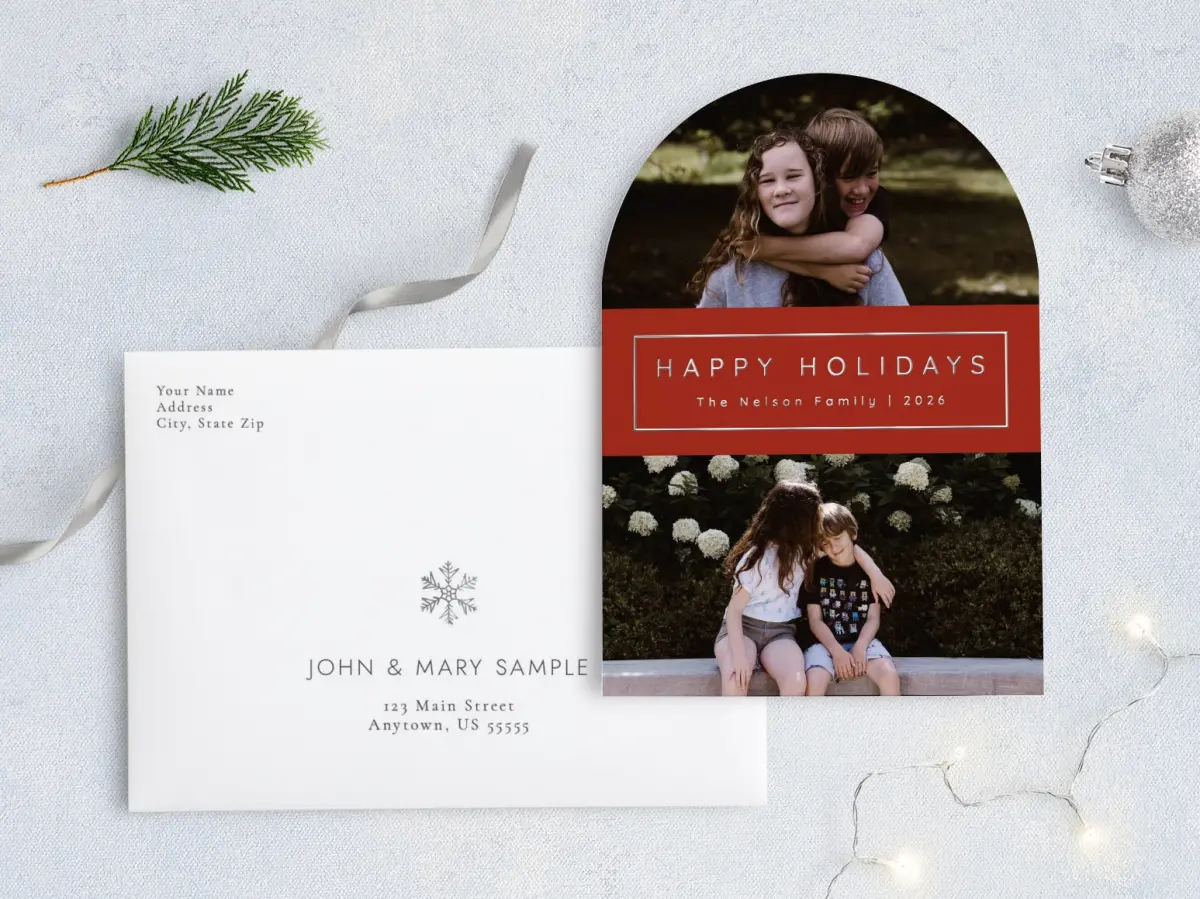 Front with Envelope Design