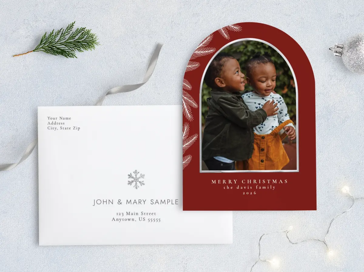 Front with Envelope Design