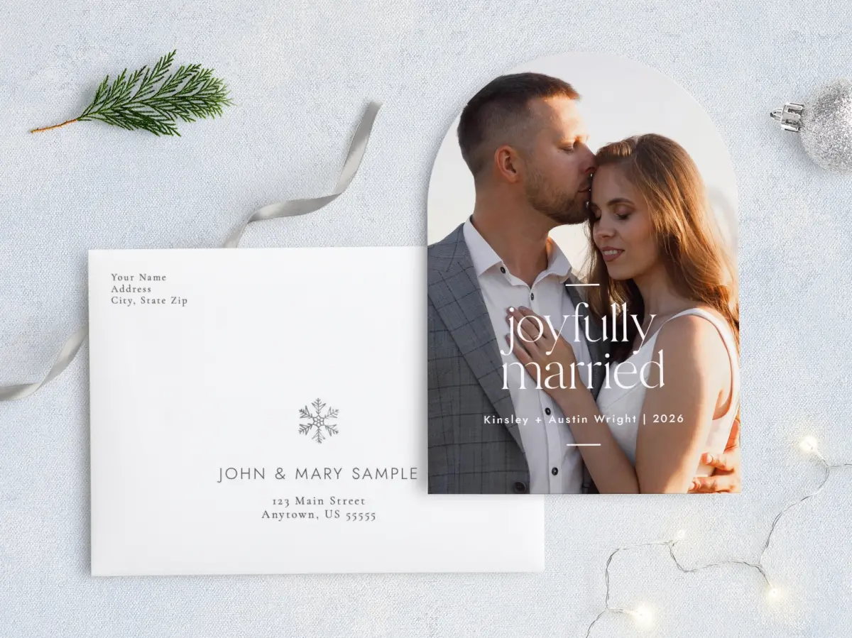 Front with Envelope Design