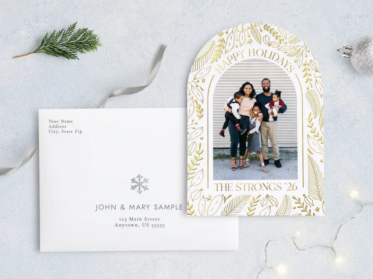 Front with Envelope Design