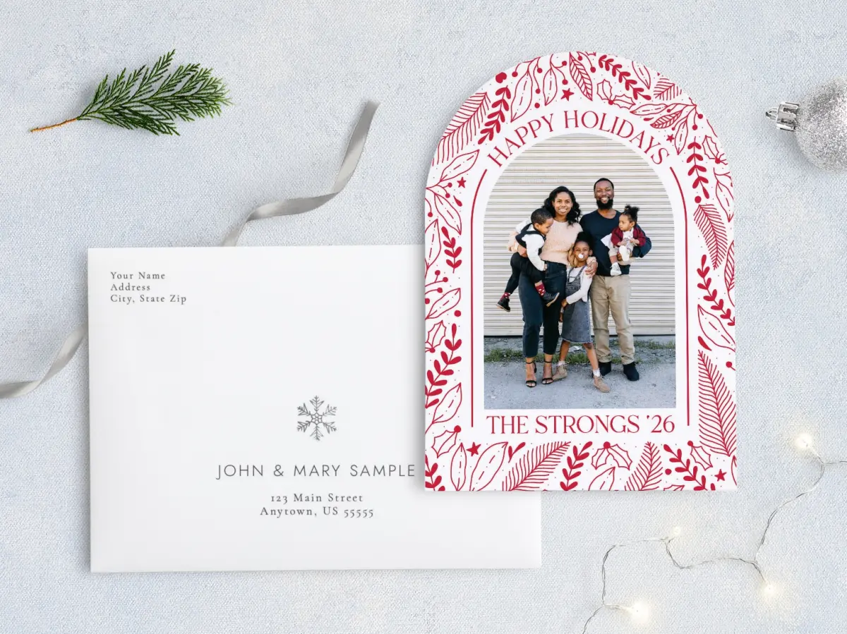 Front with Envelope Design