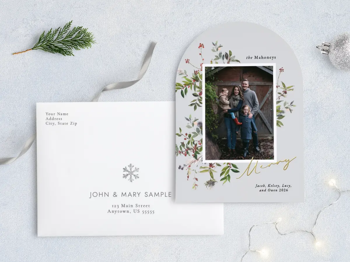 Front with Envelope Design