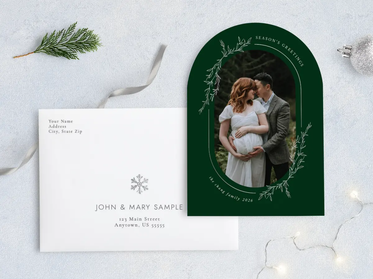 Front with Envelope Design