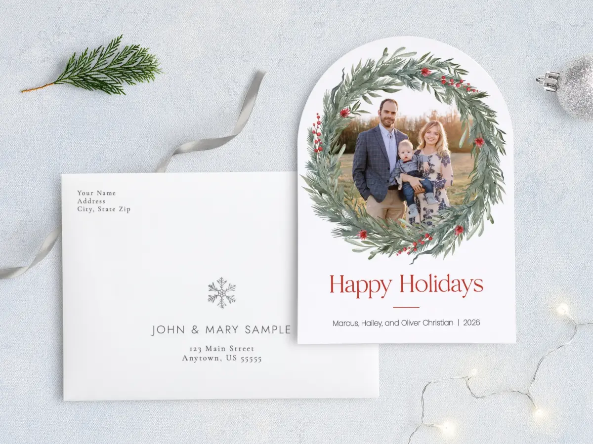 Front with Envelope Design