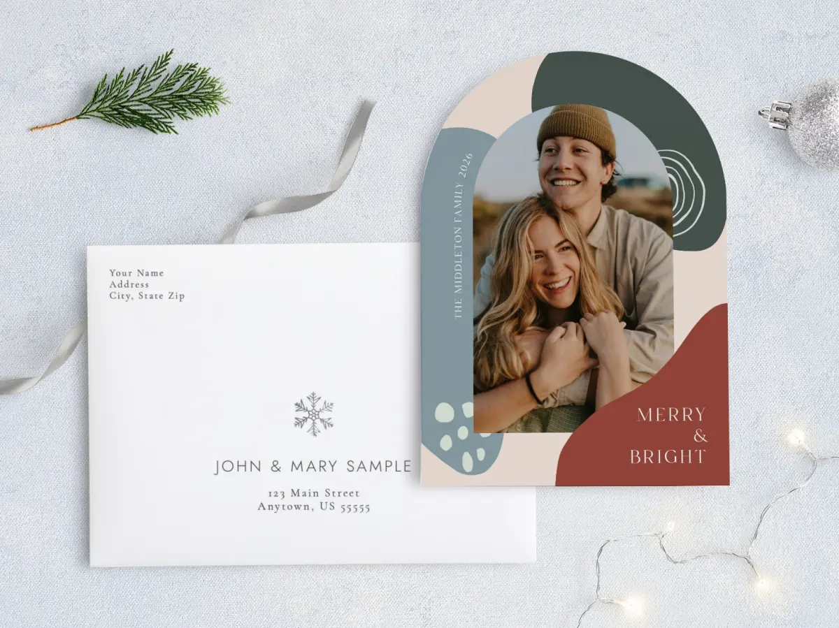 Front with Envelope Design