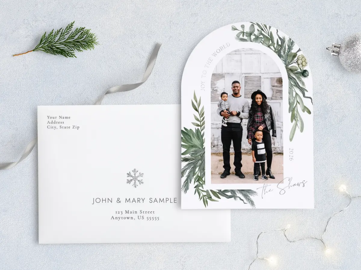 Front with Envelope Design