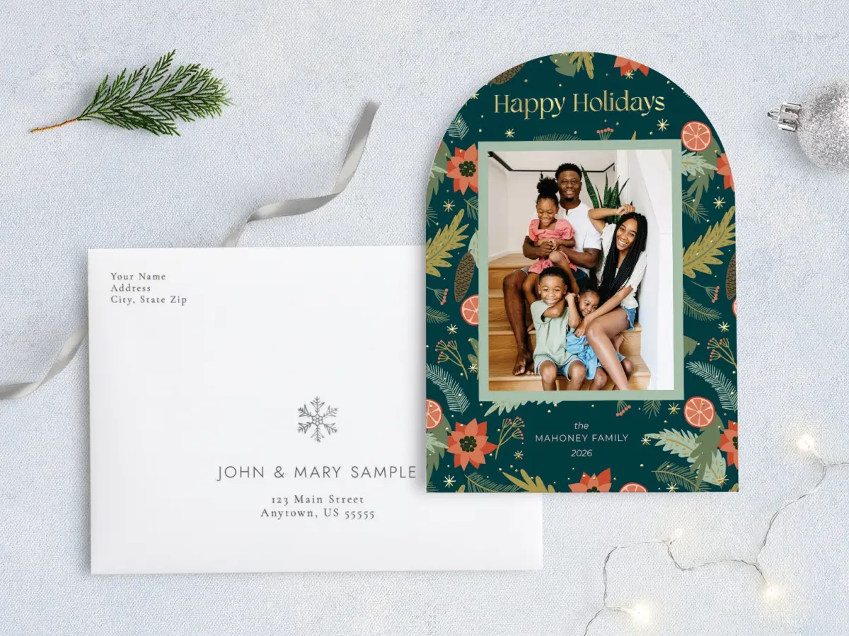 Front with Envelope Design