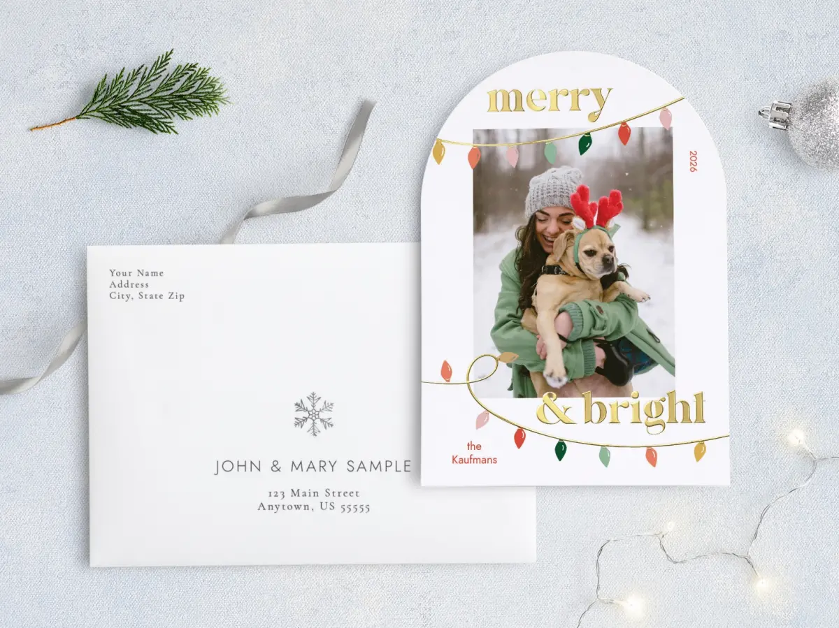 Front with Envelope Design
