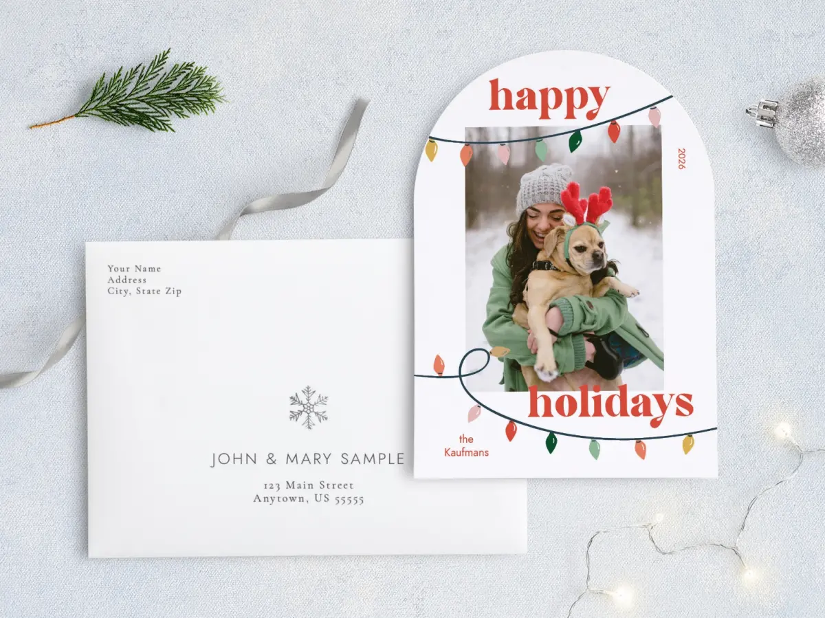 Front with Envelope Design