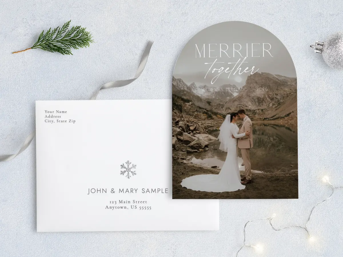 Front with Envelope Design