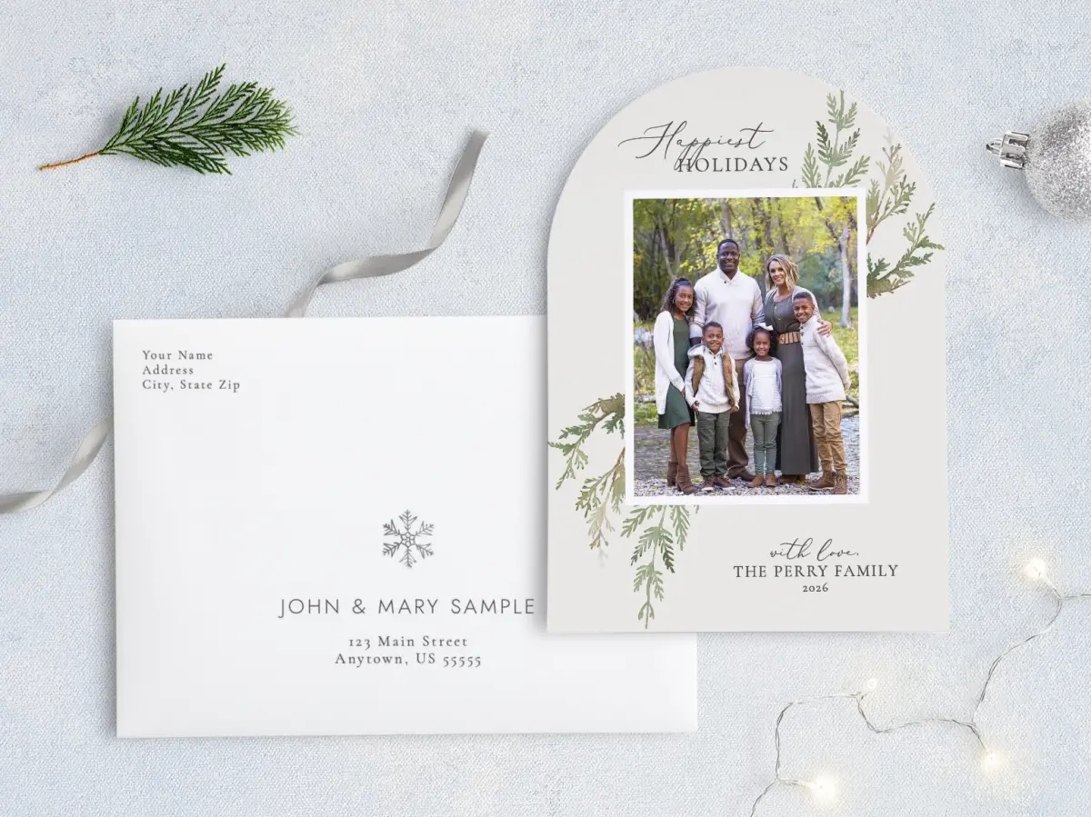 Front with Envelope Design