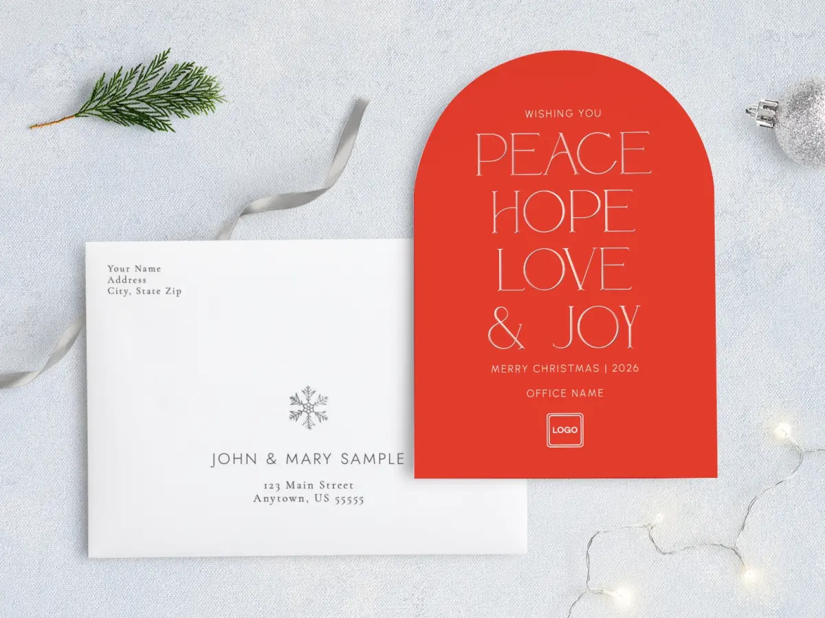 Front with Envelope Design