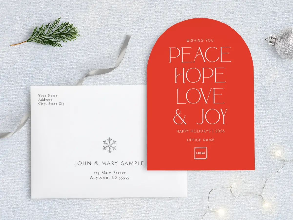 Front with Envelope Design
