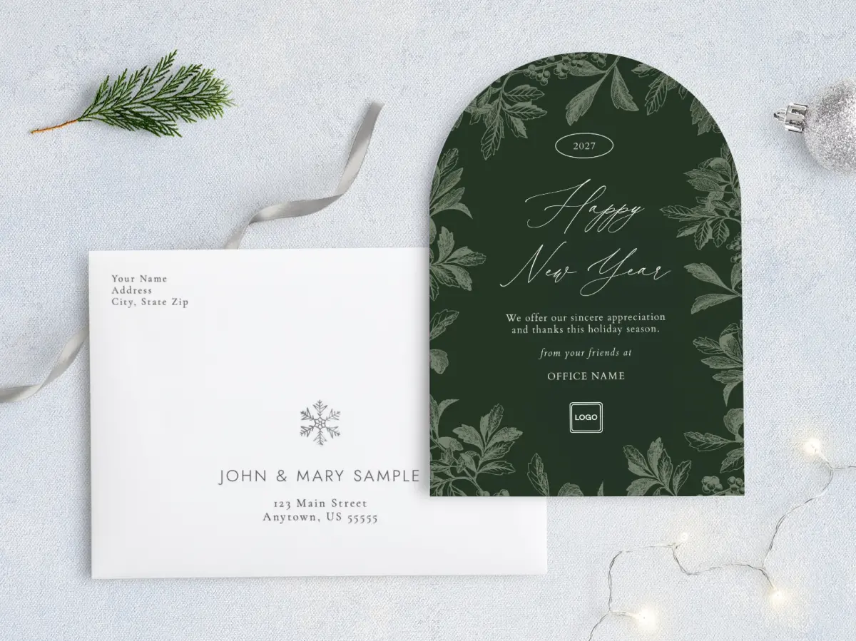 Front with Envelope Design