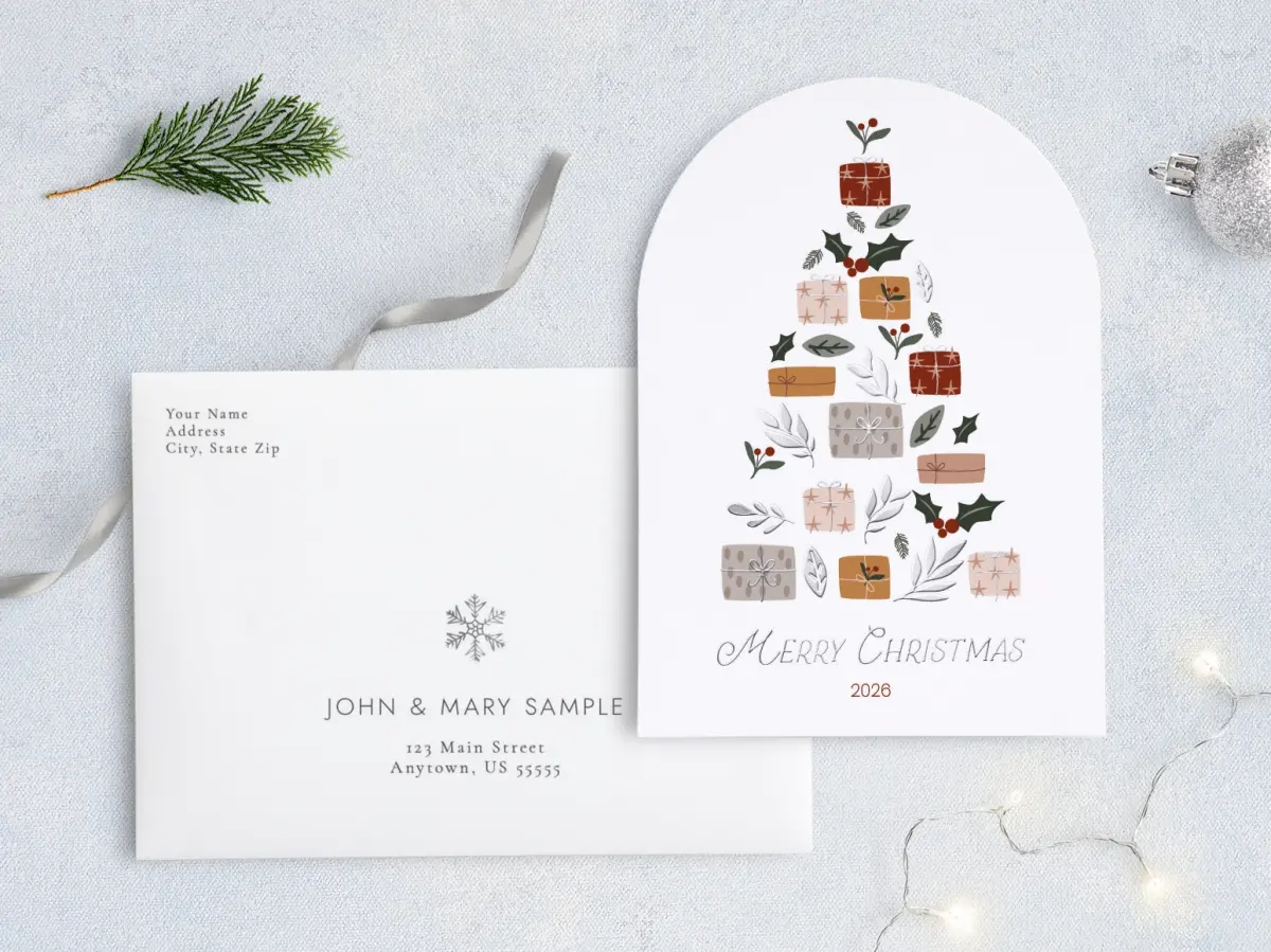 Front with Envelope Design