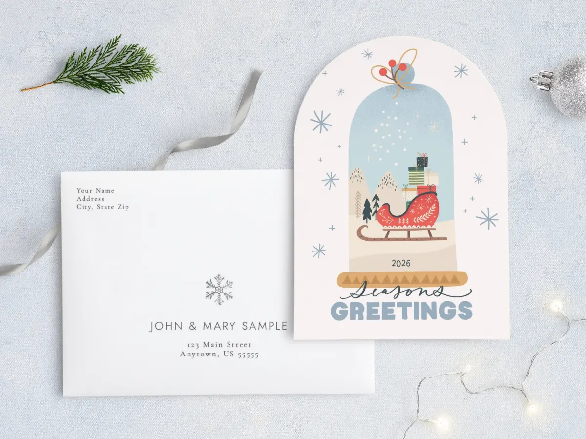 Front with Envelope Design