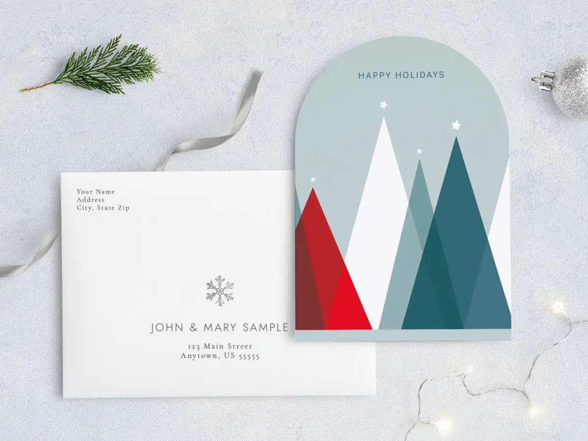Front with Envelope Design