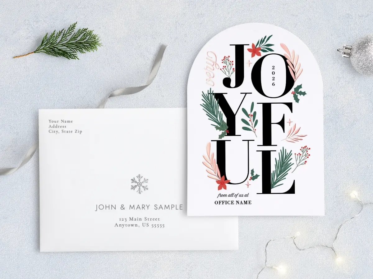 Front with Envelope Design