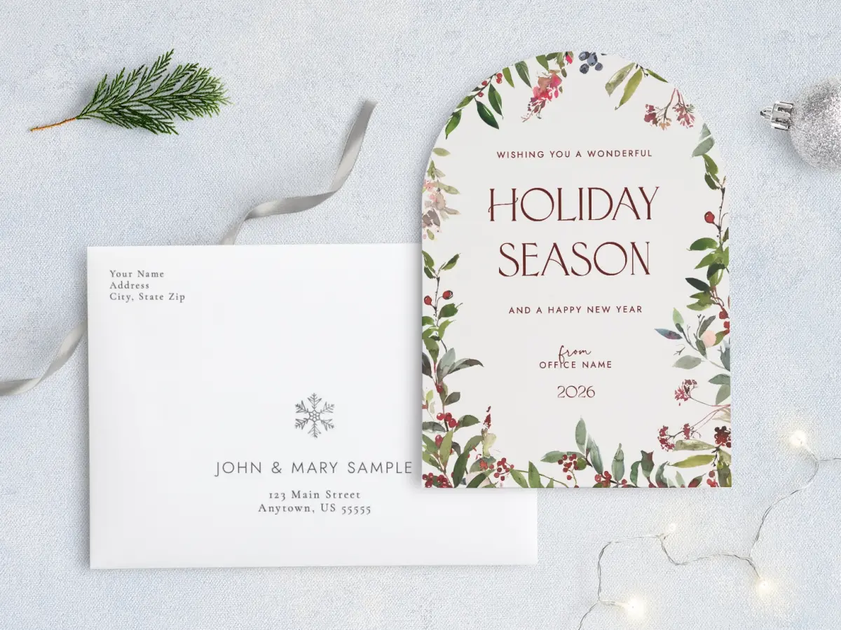 Front with Envelope Design