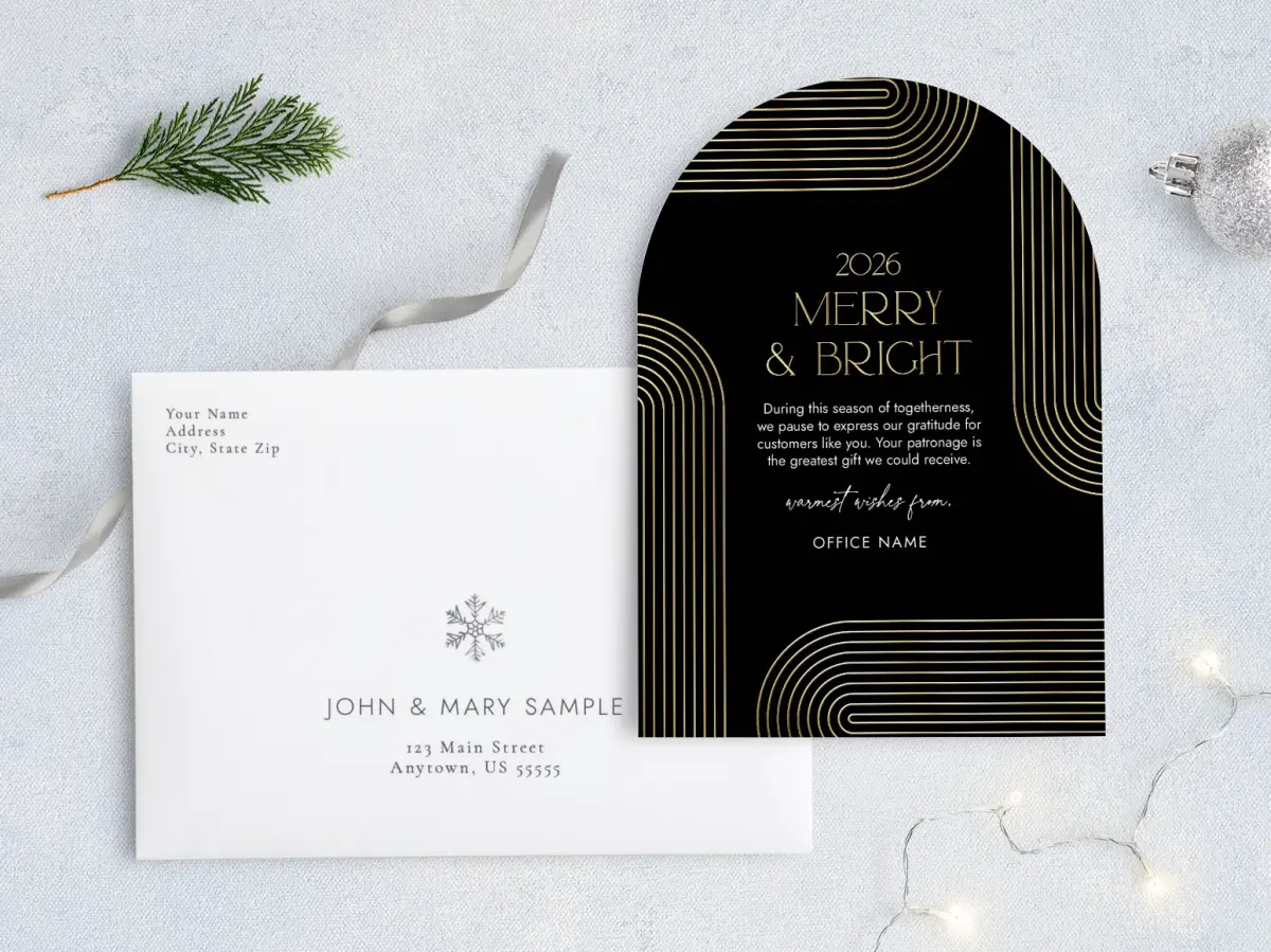 Front with Envelope Design