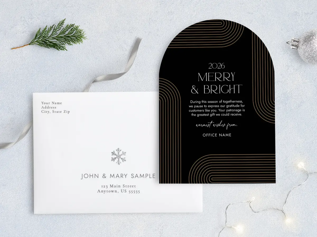 Front with Envelope Design