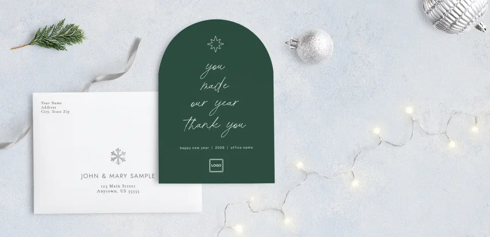 Front with Envelope Design