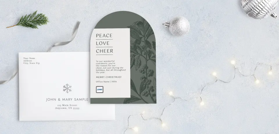 Front with Envelope Design