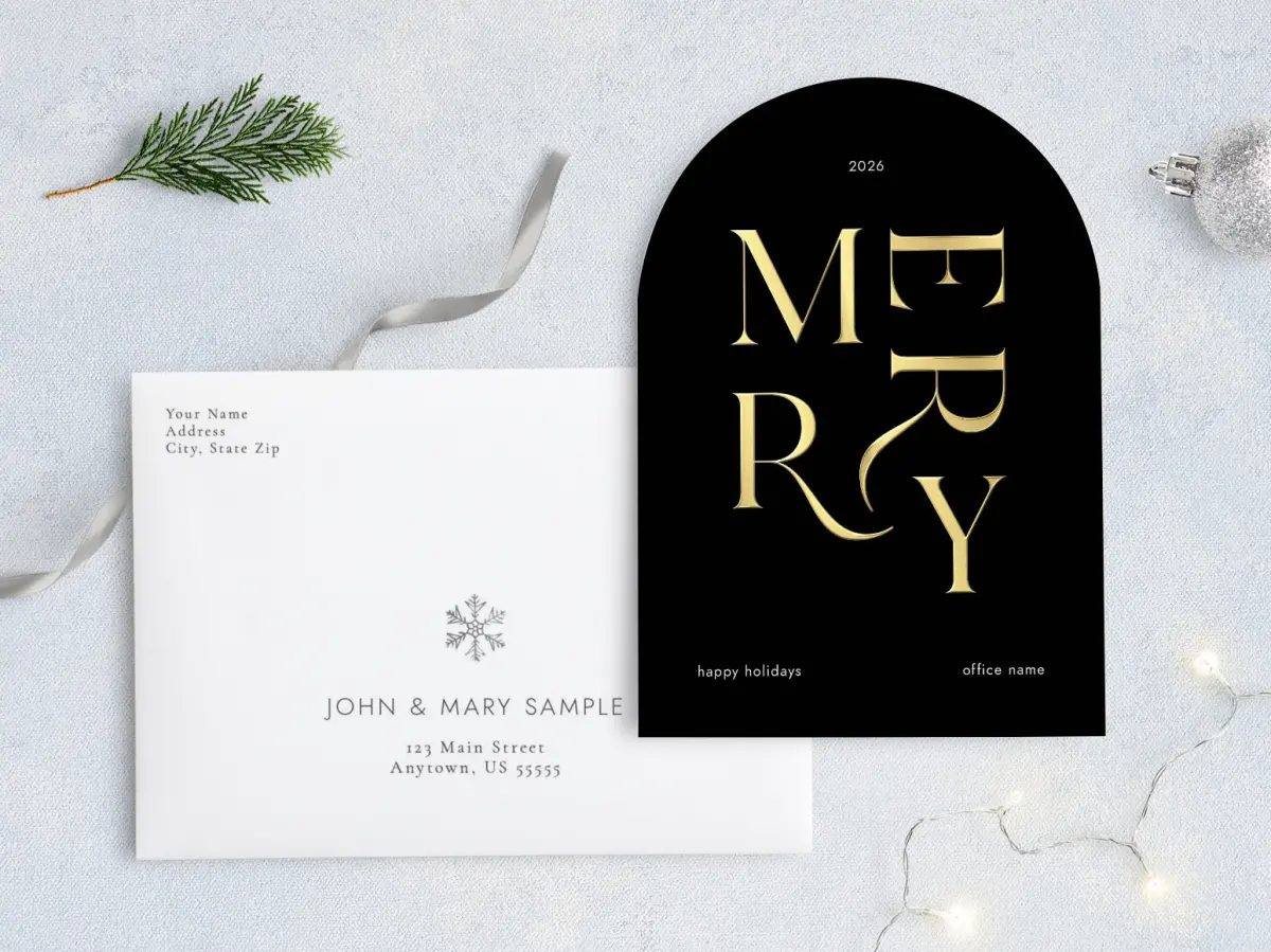 Front with Envelope Design