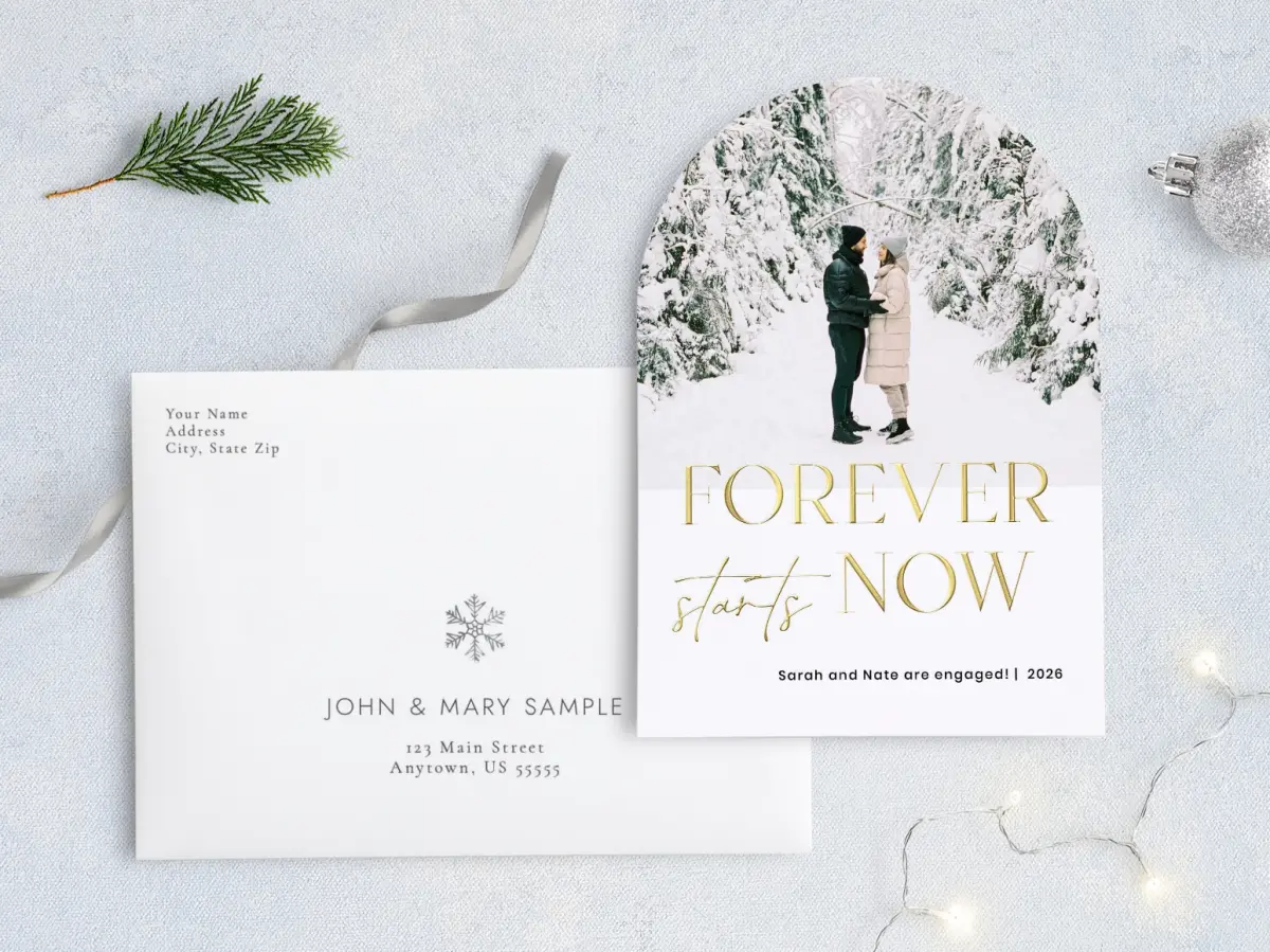 Front with Envelope Design