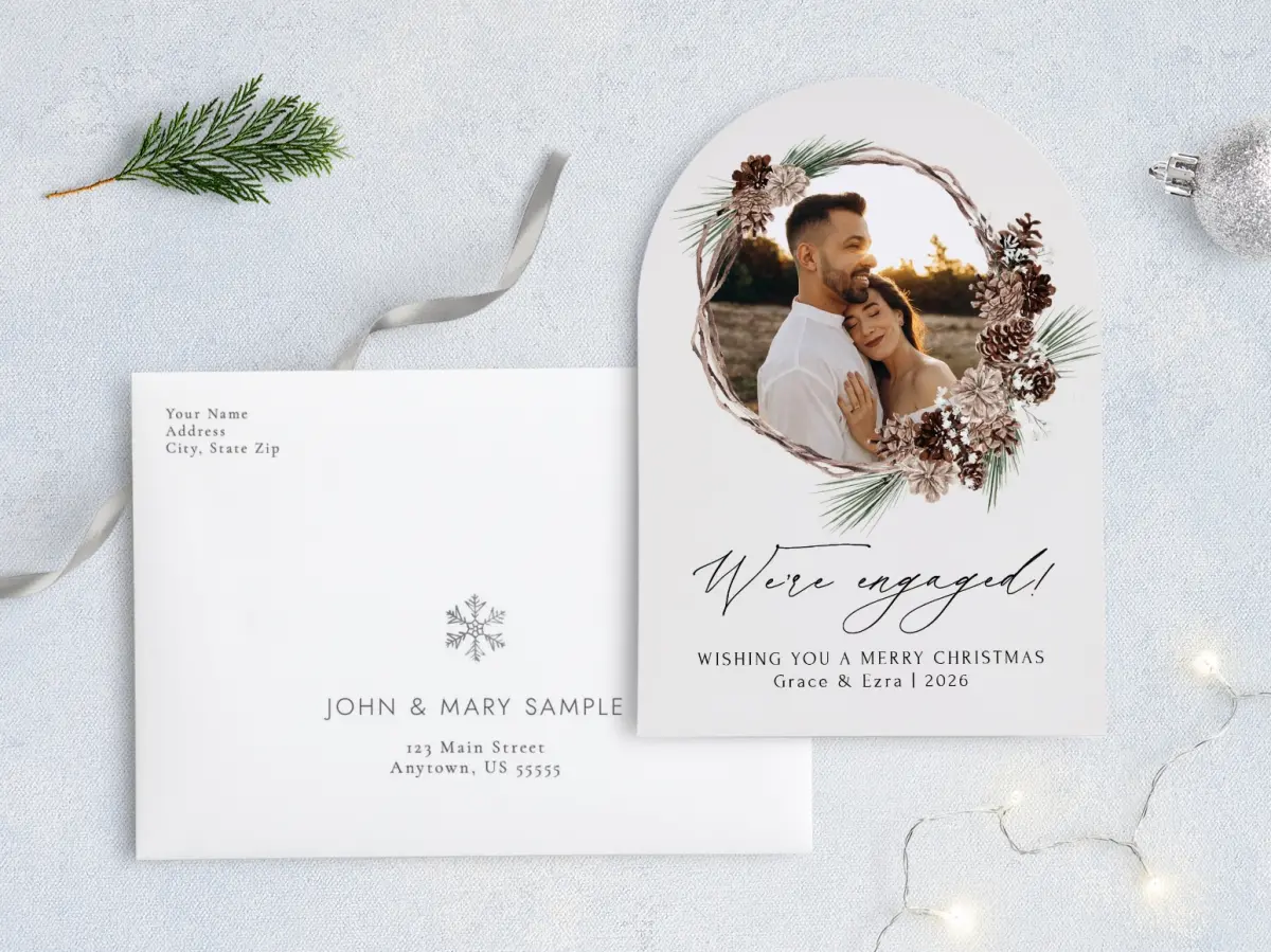 Front with Envelope Design
