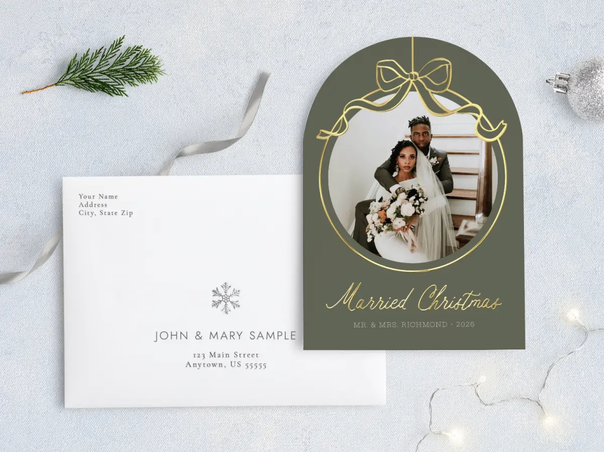 Front with Envelope Design