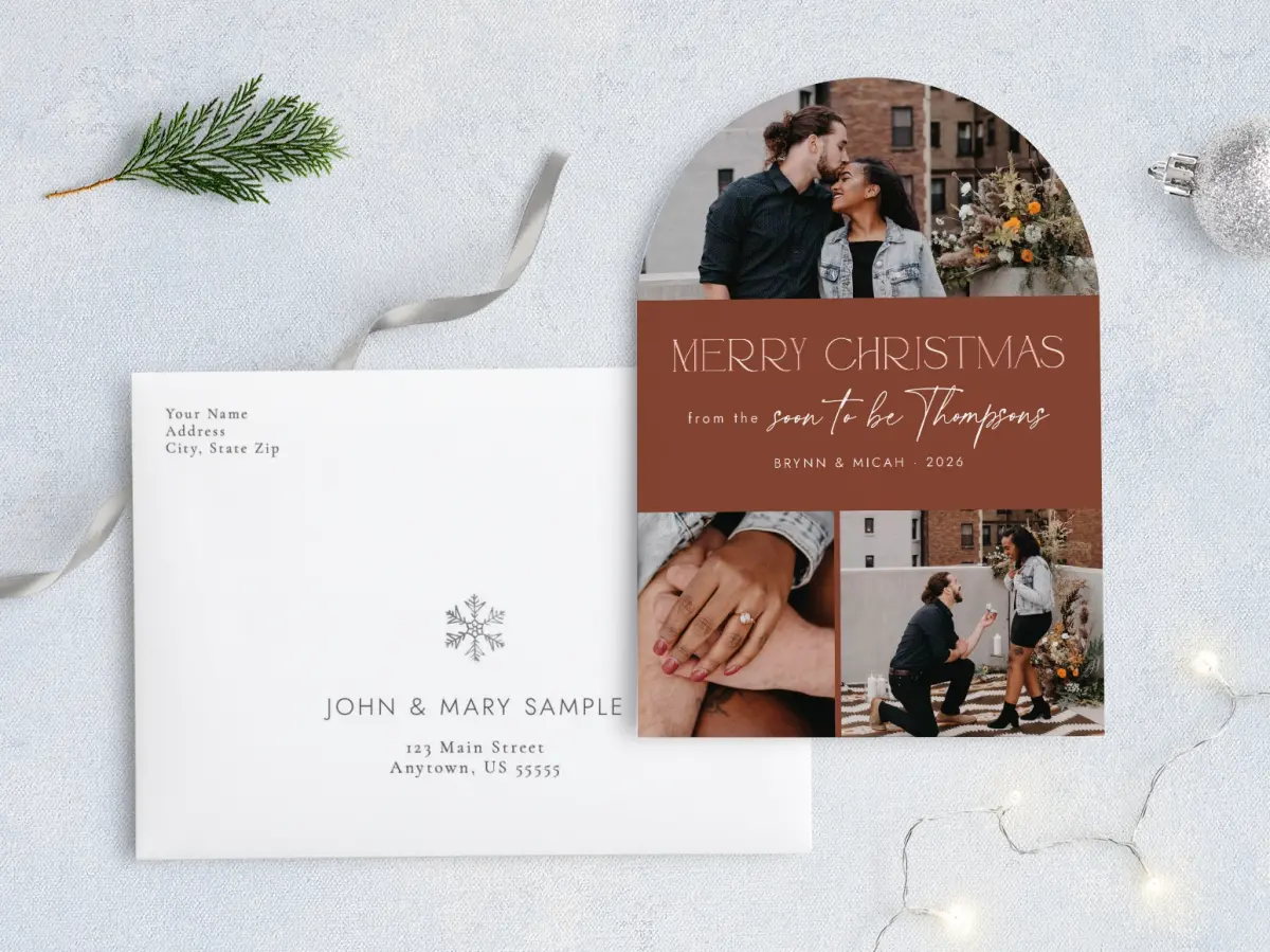 Front with Envelope Design