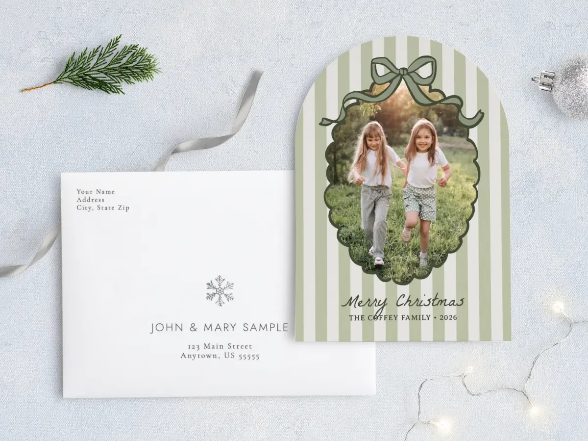Front with Envelope Design