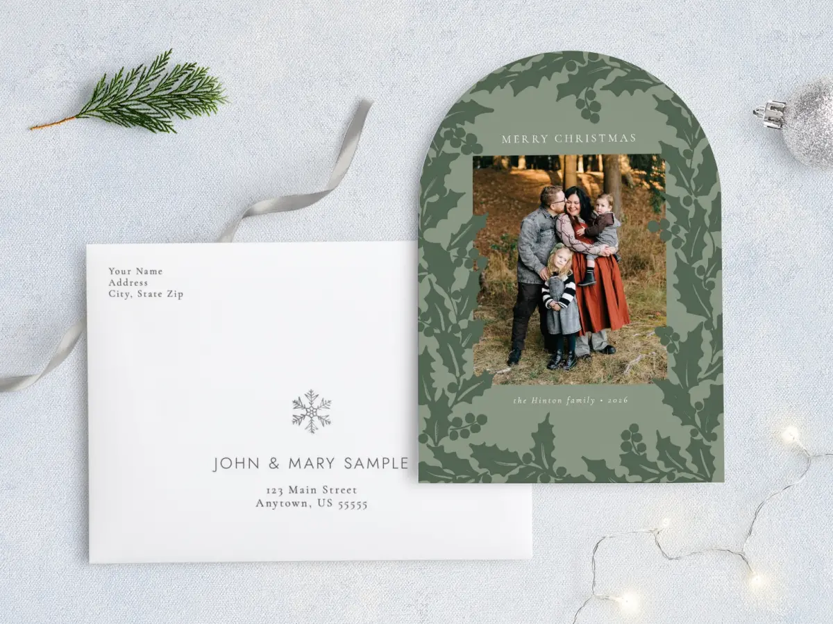 Front with Envelope Design
