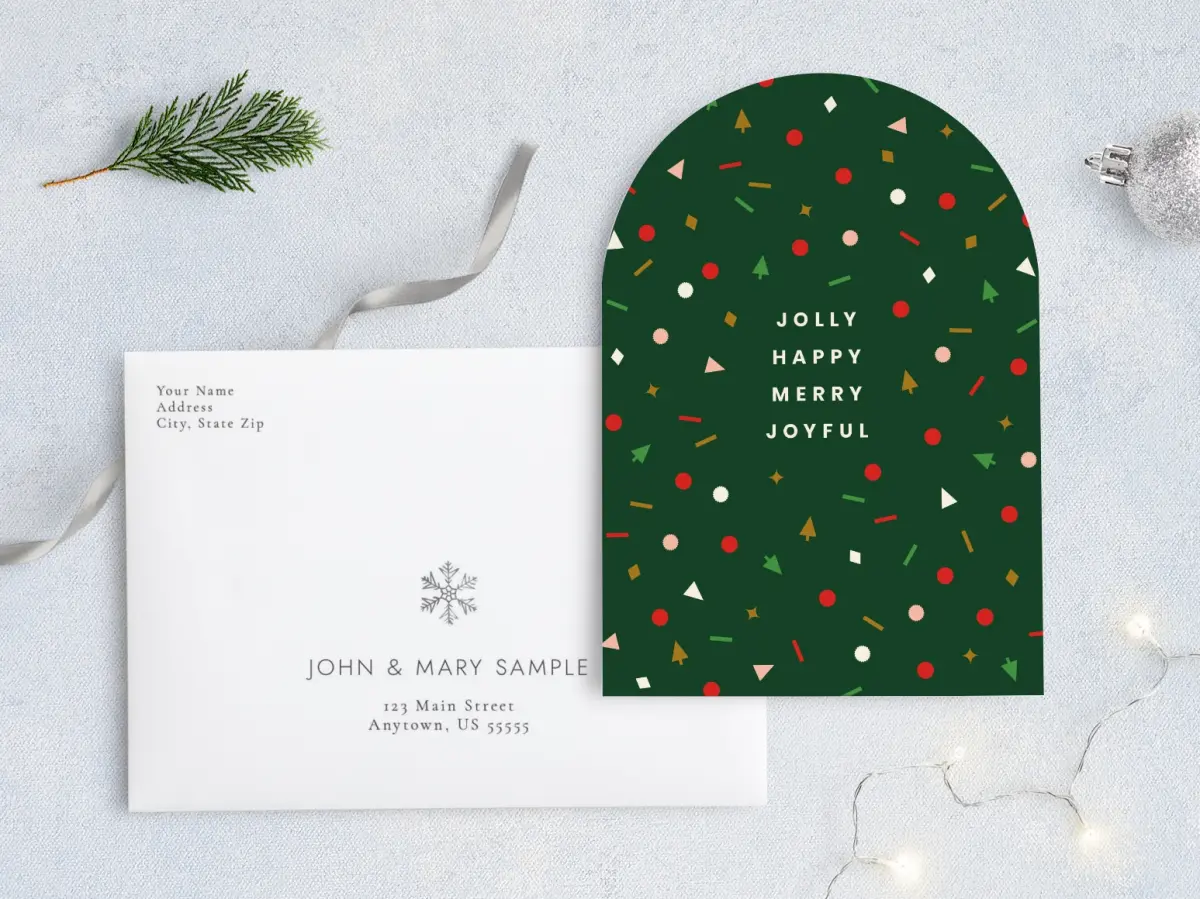 Front with Envelope Design