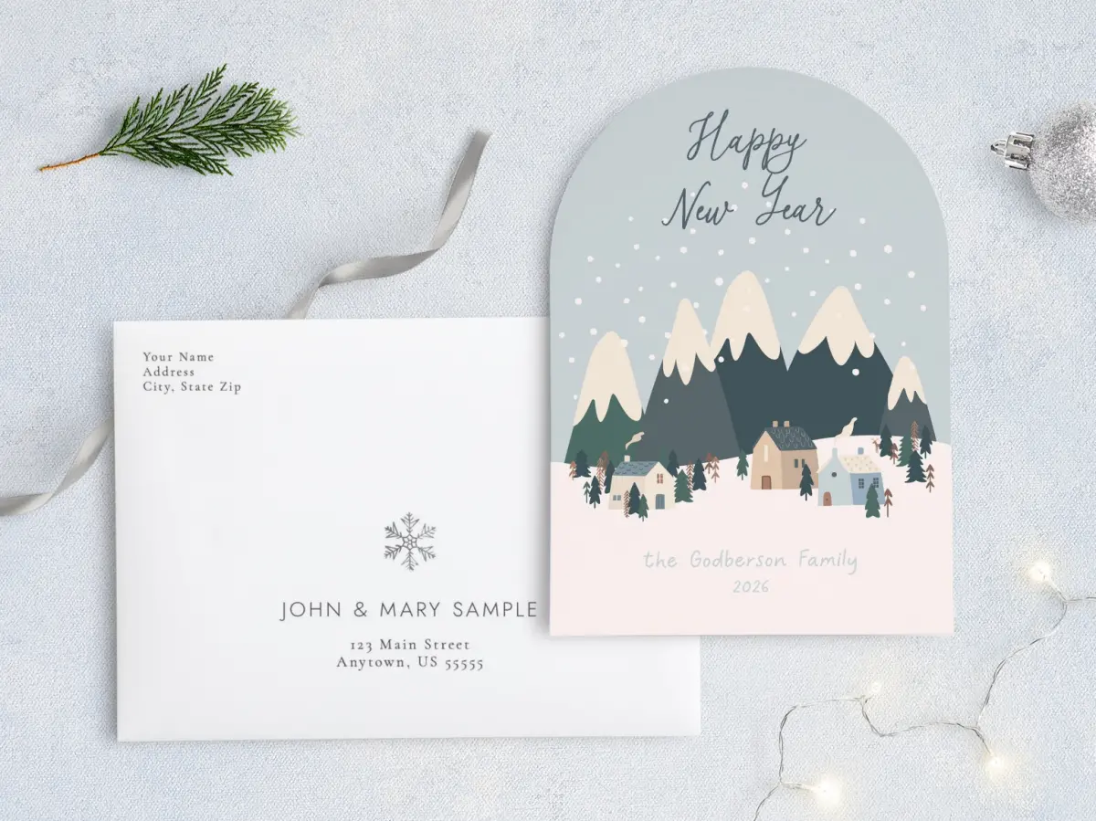 Front with Envelope Design