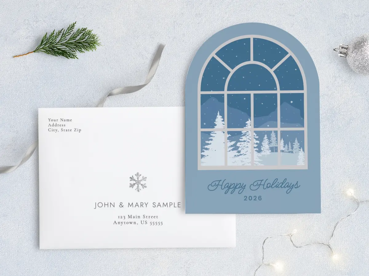 Front with Envelope Design
