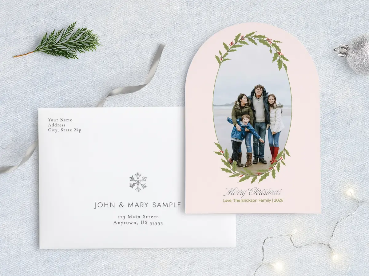 Front with Envelope Design