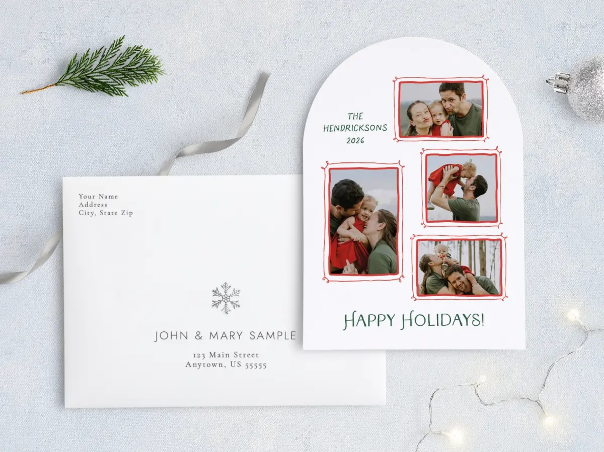 Front with Envelope Design