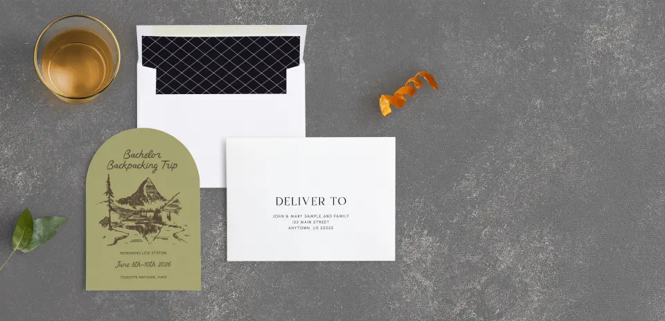 Front with Envelope Liner