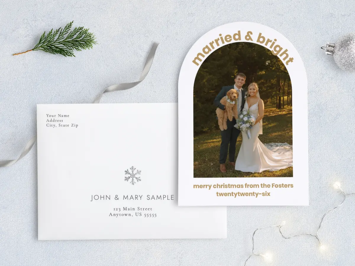 Front with Envelope Design
