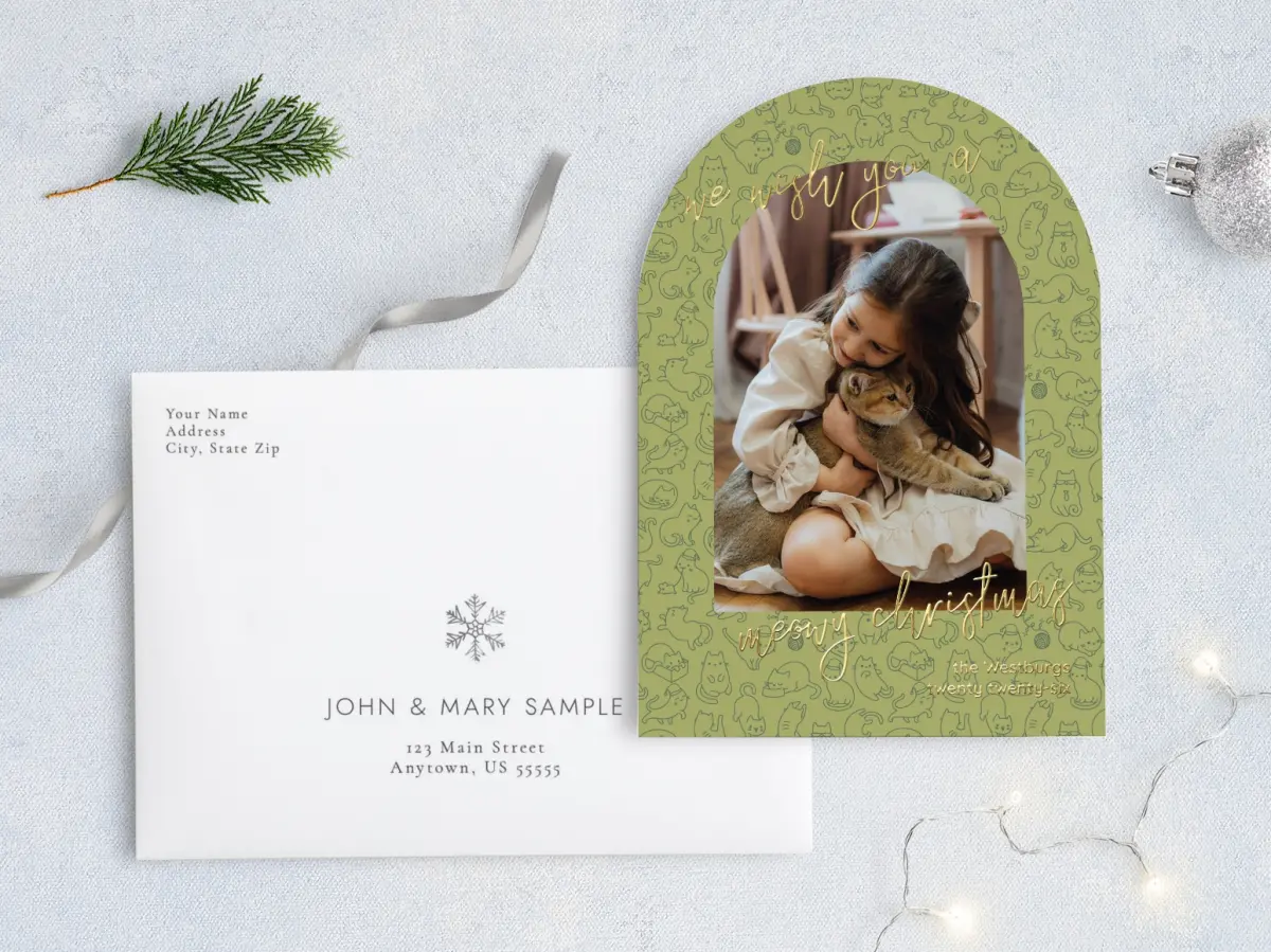 Front with Envelope Design